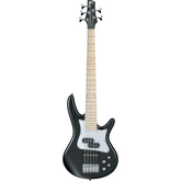 Ibanez SRMD205 Medium Scale Bass Guitar - Black Flat